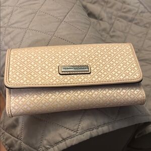 Tommy Hilfiger Cream Clutch Bag